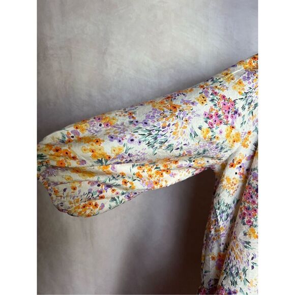 Floral Boho Retro Vintage Style H&M Dress NWT - Picture 2 of 4